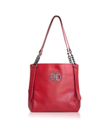 Camil Τσάντα Ώμου- Κόκκινη